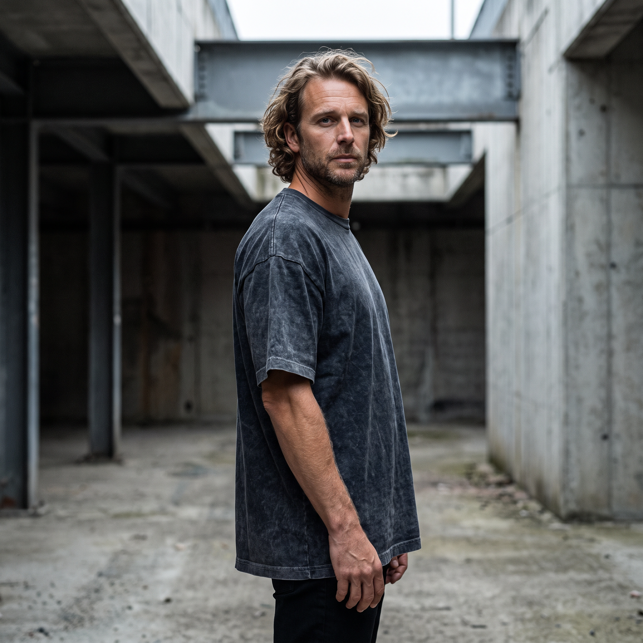 Playera Oversize Mineral Wash · 285gr