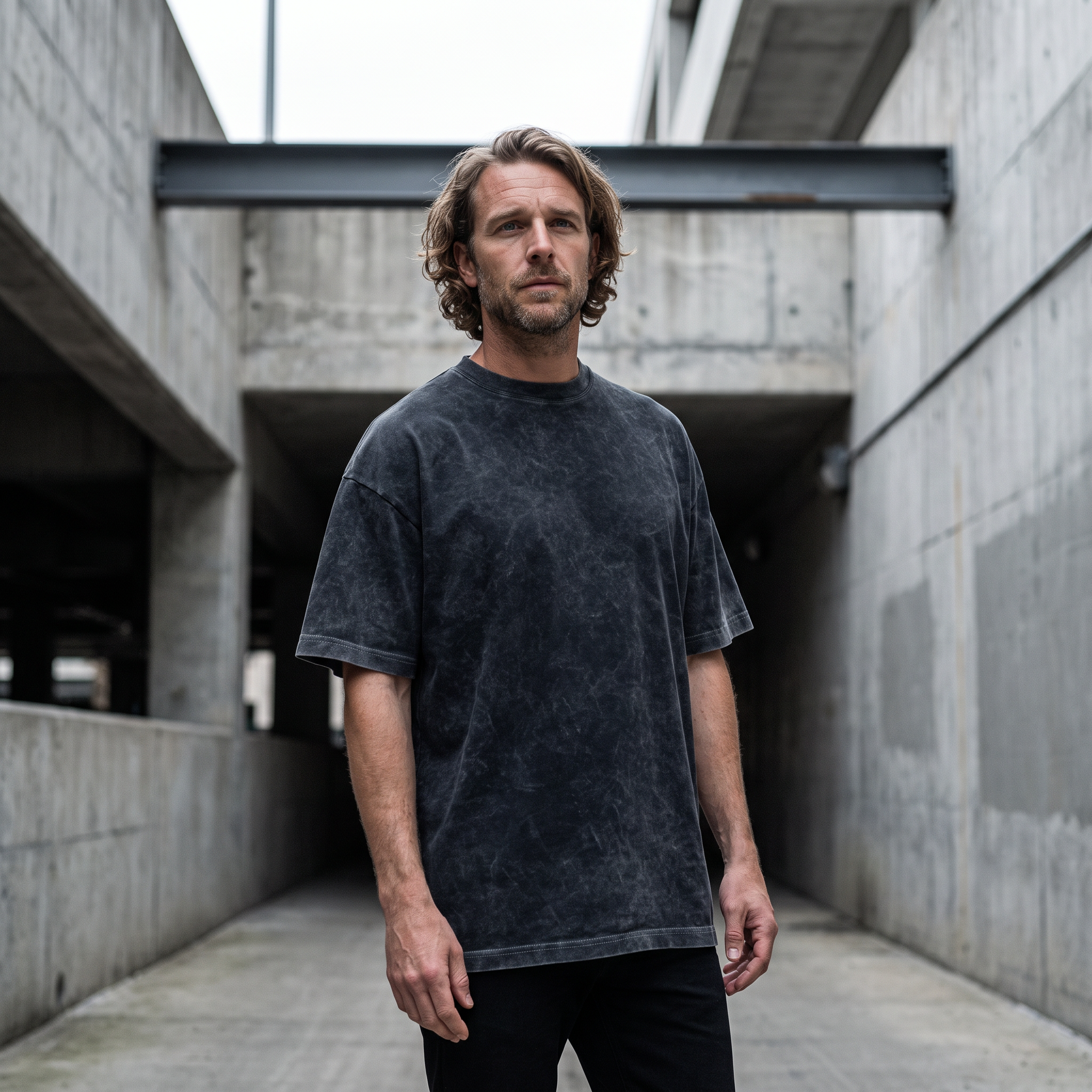 Playera Oversize Mineral Wash · 285gr
