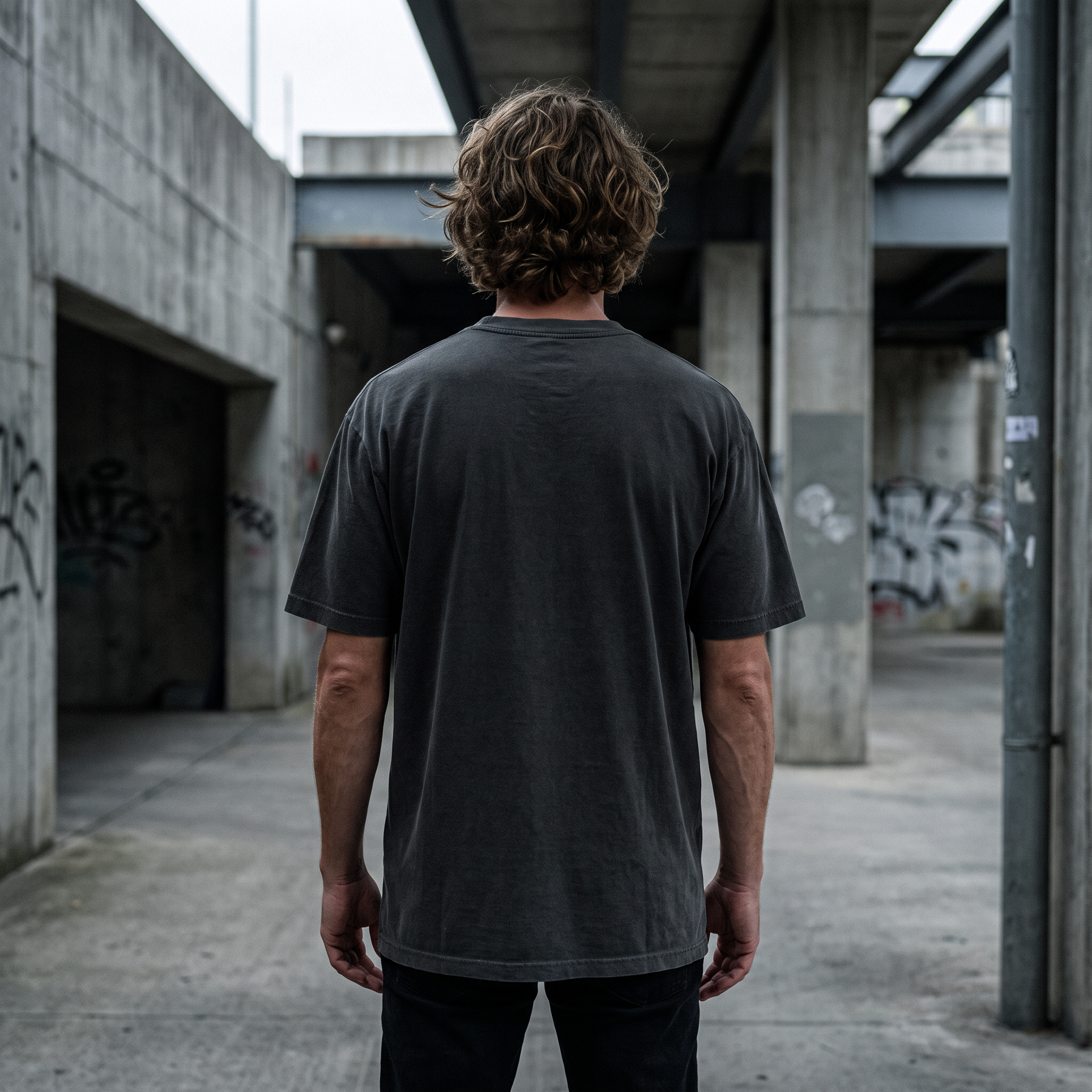 Playera Oversize Pigment Dye · 300gr
