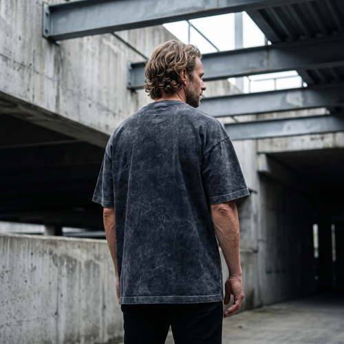 Playera Oversize Mineral Wash · 285gr